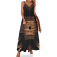 thumbnail image 1 of Nuevo patrón tribal urbano n.º 7 - Azteca - Vestido sin mangas de madera Vestidos de mujer Vestidos de fiesta Vestidos de playa para mujer, 1 of 7