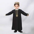 thumbnail image 2 of LIIPEE Boys Girls T-Shirts Spring Summer Casual Loose Long Sleeve Embroidered Robe Kids Classic Everyday Wear Tee Shirts,Black,2-3 Years, 2 of 6