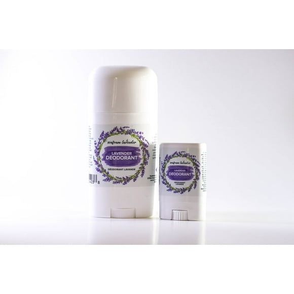 Seafoam Lavender Co. DEODORANT (All-natural, gender-neutral) (Large - 66 g / 2.3 oz)