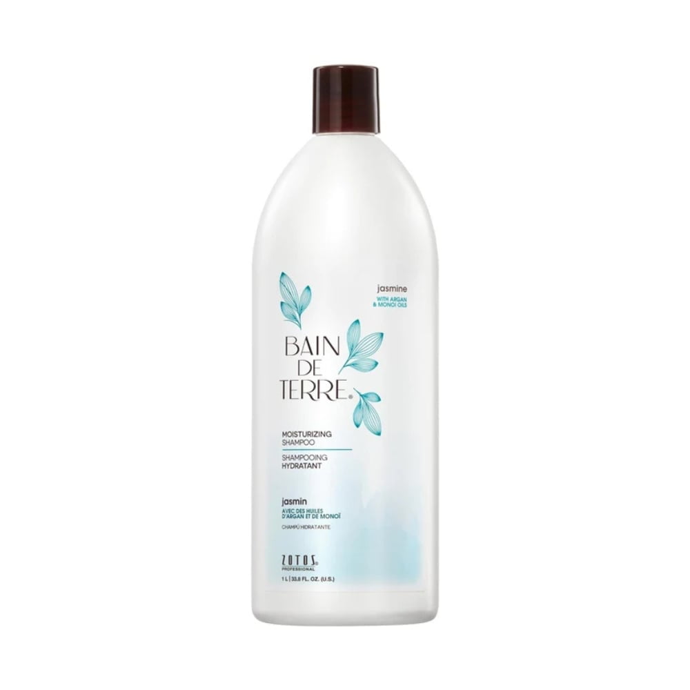 Bain de Terre Jasmine Moisturizing Shampoo – Hydration for Dry Hair, 1 L