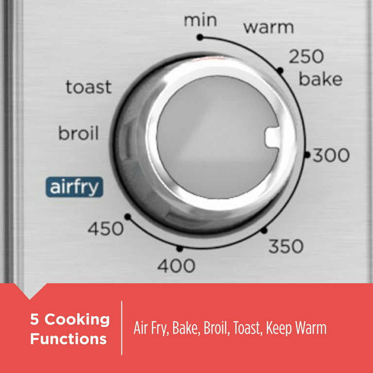 Black + Decker Crisp N Bake 6-Slice Digital Air Fry Toaster Oven