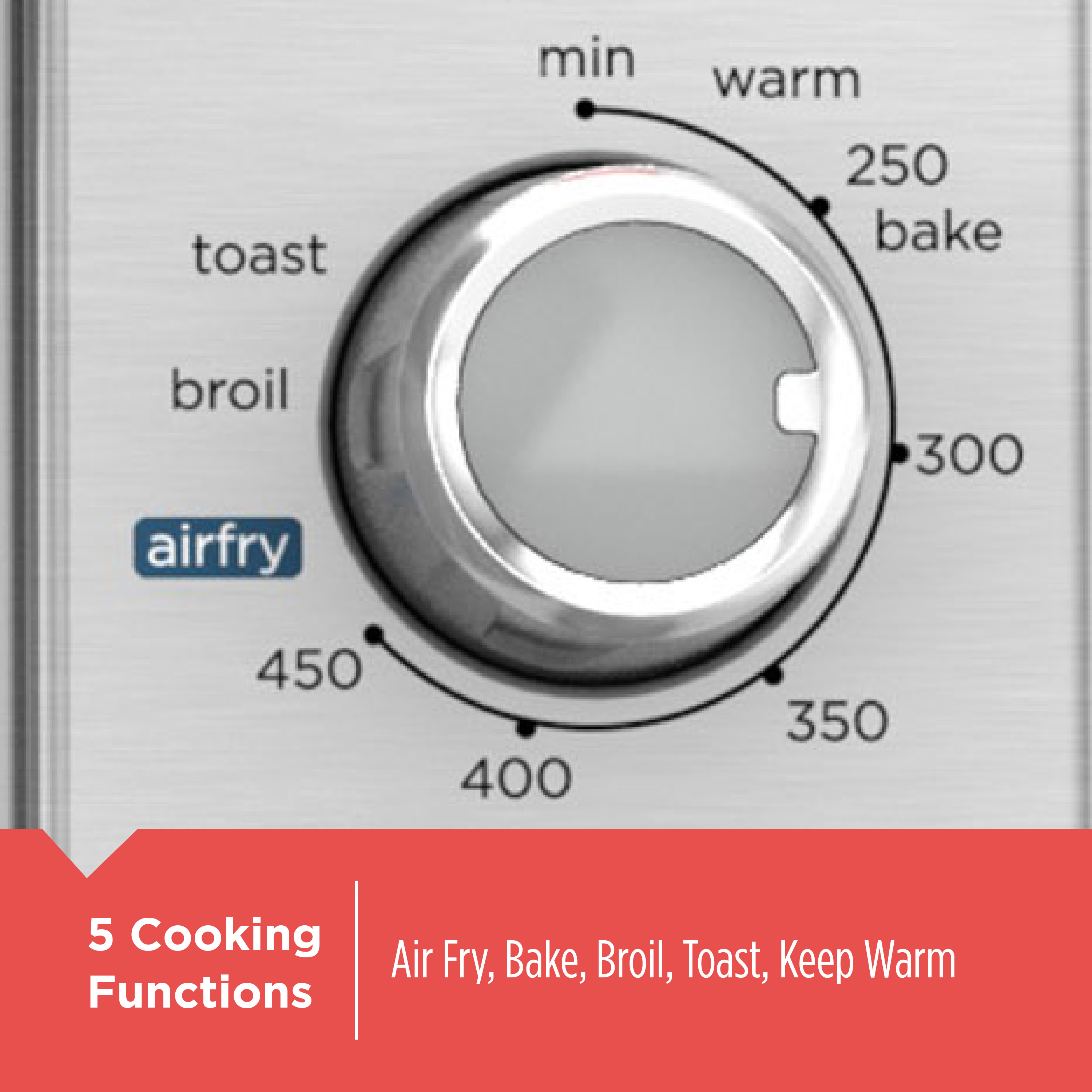 BLACK+DECKER 6-Slice Crisp 'N Bake Air Fry Toaster Oven photo 7