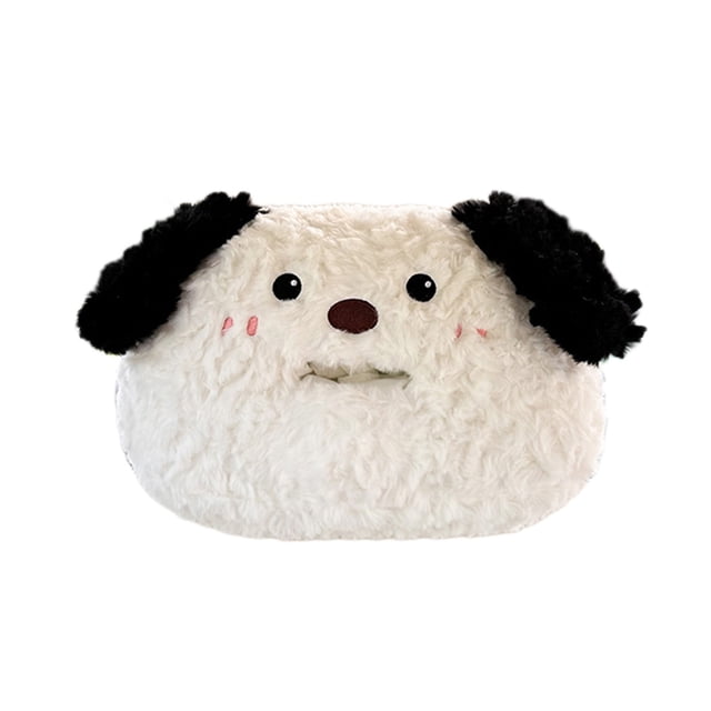 White Car Headrest Tissue Box Car Hanging Paper Box Multifunctional Cute Car Tissue Box