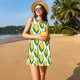 thumbnail image 3 of Balery Corn Cob Vestidos de verano para mujer con estampado: vestido holgado sin mangas, vestido playero informal y cómodo para días calurosos., 3 of 7