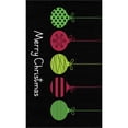 thumbnail image 4 of Mohawk Home Prismatic Merry Ornaments Black Contemporary Theme Christmas Precision Printed Scatter, 1'6"x2'6", Black, 4 of 6