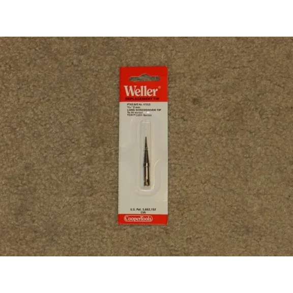 Weller Ptk8 Soldering Tip For Tc201T, Long Screwdriver .046" Tip Genuine Part