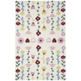 thumbnail image 2 of SAFAVIEH Kids Antoinette Floral Wool Area Rug, Ivory/Pink, 9' x 12', 2 of 7