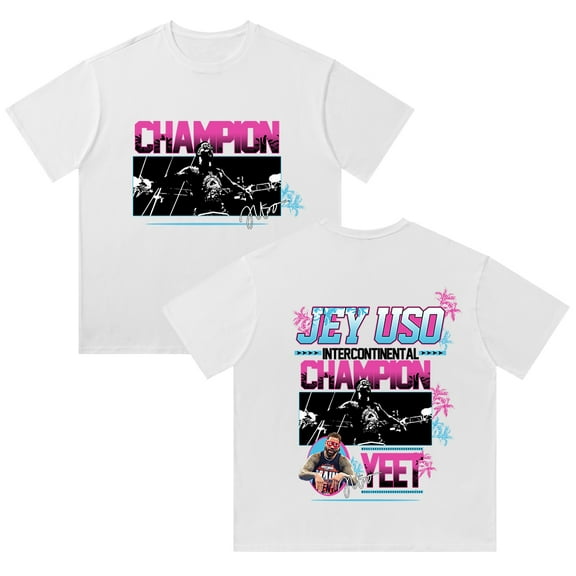 Jey Uso Yeet T-Shirt Cotton Vintage Wash Tee For Women/Men Unisex Summer Short Sleeve Fashion Tshirt Streetwear