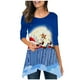 thumbnail image 1 of Blusa informal con estampado de manga larga y cuello redondo para mujer a la moda Fridja bvmnju2659, 1 of 5