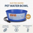thumbnail image 2 of Farm Innovators Bol Chauffant Électrique pour Animaux 1,5 Gallon, Bleu (3 Pack), 2 of 9