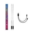 thumbnail image 1 of LED Light Emitting Drumsticks 15 Colour Gradient USB Rechargeable+Switch Electronic Drumsticks for, 1 of 5