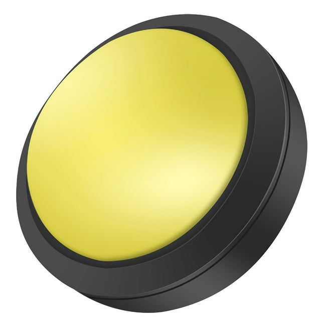 Light Up Button, Illuminated Push Buttons Plastic&Metal Arcade Lights Arcade Button, DC12V 100mm For Interactive Vending Machines For Large Game Machines
