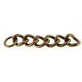 thumbnail image 2 of G10405 15mm Antique Brass, 6-Link Chain with 15mm O-Ring, Solid Brass, 2 of 3