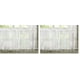 thumbnail image 1 of Cortina de cocina Sweet Home Collection Hopewell White x2, 1 of 1
