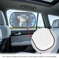 thumbnail image 4 of KUIFORTI Window Shade for Baby In Car Large Sunshades, Highland Cow Sun Visor for Car Truck Sedan, 2 Pack Foldable Cling Automotive Interior Sun Protection, 4 of 8