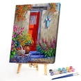thumbnail image 3 of Cuadros Decorativos Pintura al óleo de paisaje de patio por números cuadro de lienzo para adultos niños sin marco Ndcxsfigh Nuevos Originales, 3 of 9