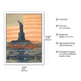thumbnail image 2 of Before Sunset - Buy A U.S. Government Bond of the 2nd Liberty Loan of 1917 - Vintage Political Poster by Eugenie De Land c.1917 - Bamboo Fine Art 290gsm Paper (Unframed) 12x16in, 2 of 4