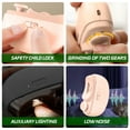 thumbnail image 6 of Electric Automatic Nail Clipper USB Rechargeable Fingernail Trimmer with Light Adjustable Speed Fingernail Cutter and Polisher Portable Nail Cutter for Baby Kids Adults Seniors, 6 of 9