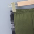 thumbnail image 6 of Boys Summer Outfits Boys Clothes Shorts Sets Plaid Short Sleeve Hooded Button Shirt and Jogger Shorts for Kids Summer Outfits, 6 of 9