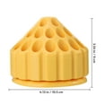 thumbnail image 2 of EXHUMKY 1Pc Professional Yellow Drill Bits Storage Tray ABS Material with Space Saving Design, 2 of 6