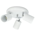 thumbnail image 1 of Support de Projecteur de Plafond BASE de Lampe Rotative à 3 Têtes ROTATION FLEXIBLE pour Chambre Salle à Manger Centre Commercial 85-265V, 1 of 7
