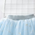 thumbnail image 6 of AJTQTH Girls Skirt Summer Cute Cartoon Sequins Short Skirt Mesh Layered Fluffy Skirt Summer Elastic Waist Princess Skirt for Holiday Party Outfits Blue 5 Years, 6 of 6