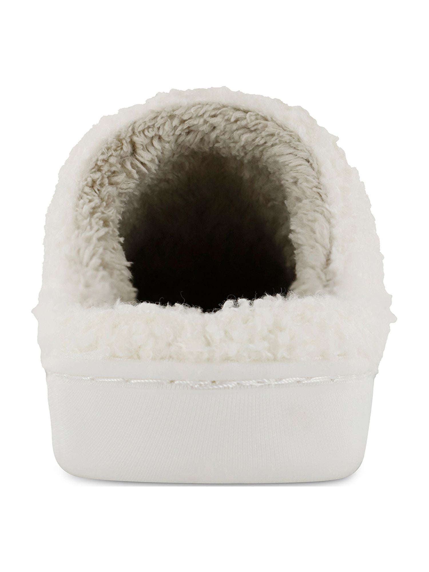 S+R Women's Smiley Graphic Cozy Slide Slipper