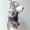 Dark Gray, variant on YYKihy Wolf Plush Hand Puppet - Storytelling Early Education Toy, Brown