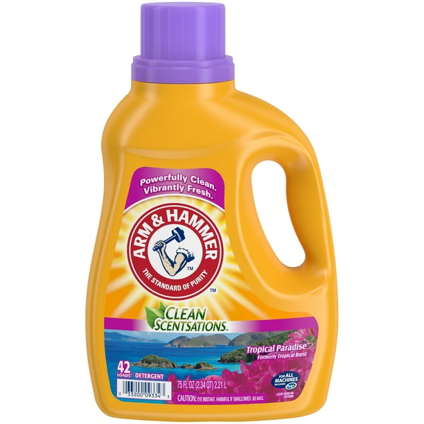 Arm & Hammer Clean Scentsations Tropical Paradise, 50 Loads Liquid