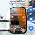 thumbnail image 4 of Costway Towing Mirror Pair, Power Heated Telescoping Side Mirrors with Dual Glass, 4 of 10