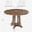 Natural, variant on 47 Inch Round Dining Table for 4-6 People, Modern Kitchen Table with Wooden Base, Circle Dinner Table for Dining Room, Kitchen and Living Room