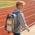 thumbnail image 6 of Clear Backpack for School 17 inch Large Heavy Duty Stadium Approved Clear Bookbag, See Through Transparent Backpacks for Travel College Work, 6 of 8
