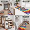 thumbnail image 5 of Colorful Tie Dye Mandala Pattern Kitchen Rugs Sets Of 3,Kitchen Runner Rugs Non Skid Washable,Decorative Kitchen Floor Mats for Kitchen,Sink,Laundry,17"x30"+ 17"x47" + 17"x59", 5 of 6