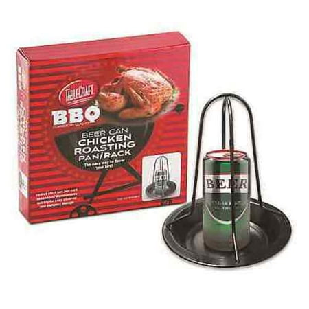 Roast Chicken - TableCraft BBQ Series Beer Can Chicken Roasting Pan / Rack