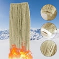 thumbnail image 3 of Gibobby Pantalones térmicos de mujer para el frío Pantalones De Franela De Primavera Y Otoño Pantalones Cálidos Pantalones De Terciopelo Coral De Otoño E Invierno(Verde de menta,XG), 3 of 4
