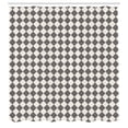thumbnail image 2 of Ambesonne Stripe Shower Curtain, Rhombuses with Wavy Lines, 69"Wx70"L, Eggshell Charcoal Grey, 2 of 4