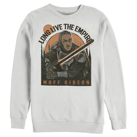 Men's Star Wars: The Mandalorian Gideon Imperial Remnant Sweatshirt White X Large