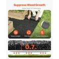 thumbnail image 3 of Recycled Rubber Garden Edging 96 x 22 Inch, All-Weather Permanent Mulch Mat Pathway - Black Landscaping Border for Yards, Plant Beds, Vegetable and Flower Gardens, 3 of 10