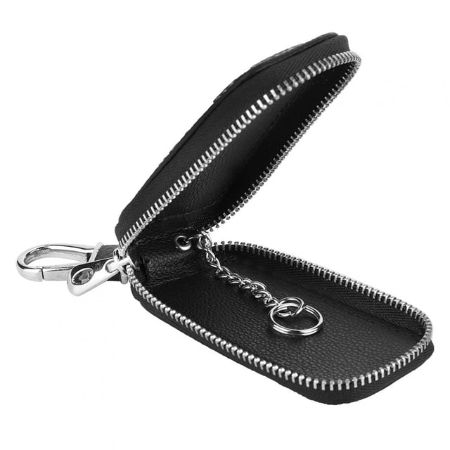 Key Case Car Key Case Smart Key Bag Remote Key Case Key Fob Bag PU Leather Car Smart Key Keychain Holder Case Remote Key Fob Bag Black