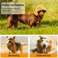 thumbnail image 3 of 2 gorras para perros, gorras para el sol, gorras para perros pequeños, medianos y grandes, con orificios para las orejas, cordón ajustable y transpirable., 3 of 6