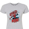thumbnail image 3 of Marvel Spider-Man - Ink - Juniors Fitted Graphic T-Shirt, 3 of 5