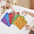 thumbnail image 1 of 5x Juegos de fiesta de cartón de bingo de impresión , tarjetas de bingo fáciles de leer con ventana corredera para personas mayores, 1 of 10