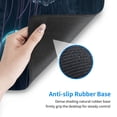 thumbnail image 6 of Pofeuu Ice blue light spot jellyfish Print Desk Mat for Keyboard and Mouse，Computer Desk Matt for Desktop，Large Mouse Pad for Desk，Desk Pads on Top of Desks 12x31.5in, 6 of 8