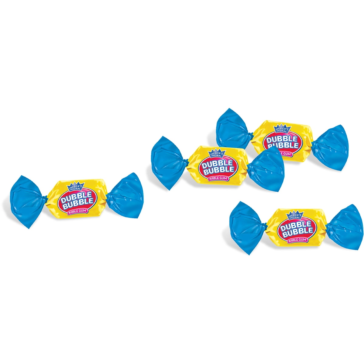 (3 pack) Dubble Bubble Holiday Bank Chewing Gum, Individually Wrapped, 4.66 oz, Gluten Free, Peanut Free