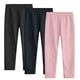 thumbnail image 2 of Odeerbi 3-12 Años Niñas 3 Pcs Leggings Medias Elásticas Pantalones Recortados Suavidad Cómoda Medias Respirables, 2 of 9