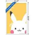 thumbnail image 3 of Pokémon - Pikachu Electric Type Wall Poster, 22.375" x 34" Framed, 3 of 6