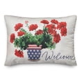 thumbnail image 2 of Creative Products Patriotic Welcome 20 x 14 Spun Poly Pillow, 2 of 3