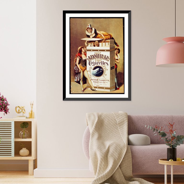 Historic Framed Print, Admiral cigarettes, 17-7/8