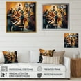 thumbnail image 4 of Designart "Female Jazz Performer And Band II" Music Jazz Canvas Wall Art, 4 of 5