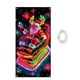 thumbnail image 1 of Portada de puerta fluorescente, cubre puerta de fluorecencia, diseño moderno, decoración de Navidad, iluminación LED, marco metálico, fondo de puerta, para hogar, fácil de instalar, 1 of 9